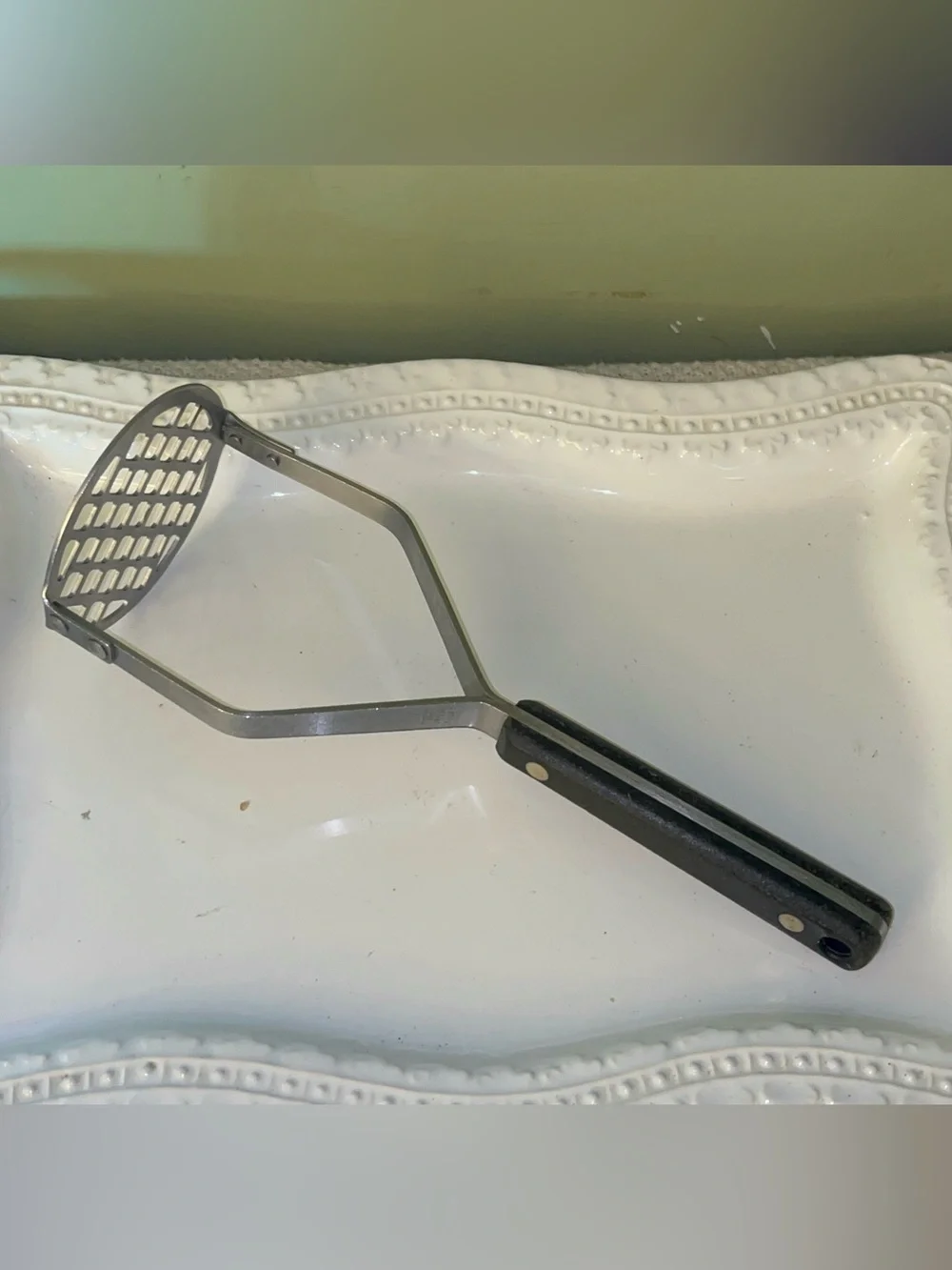 Vintage EKCO Flint Stainless Vanadium potato masher